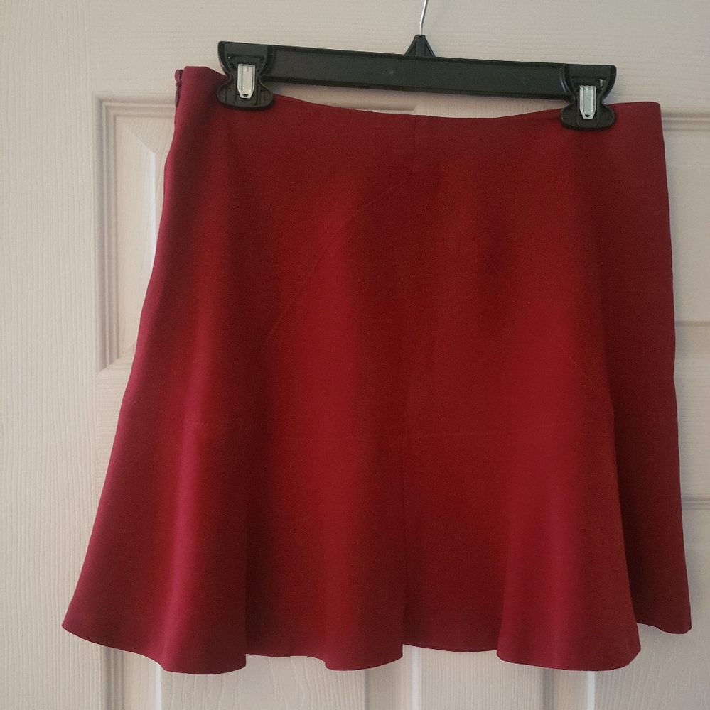 Joseph Burgundy Skirt, sz 38